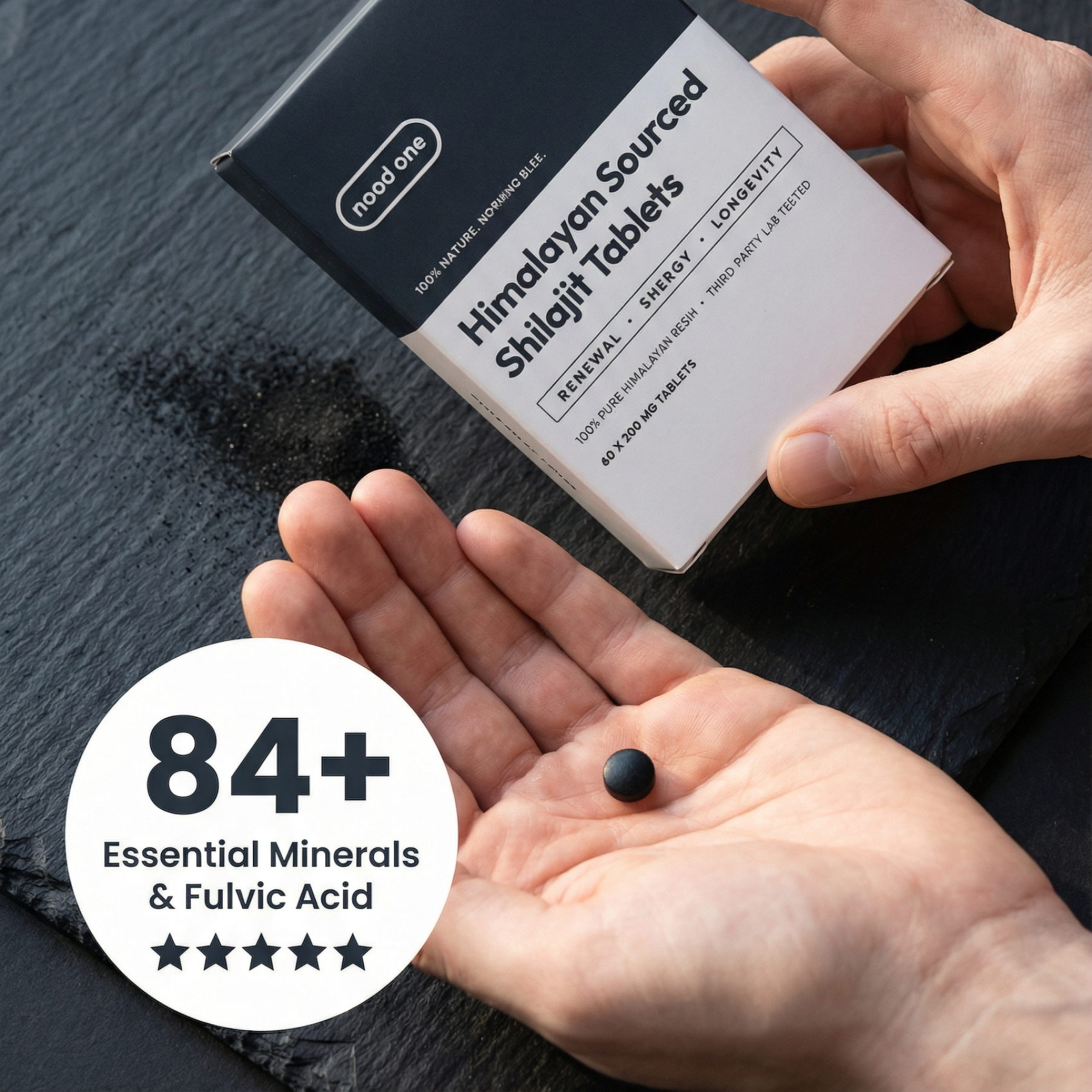 Pure Himalayan Sourced Shilajit Tablets