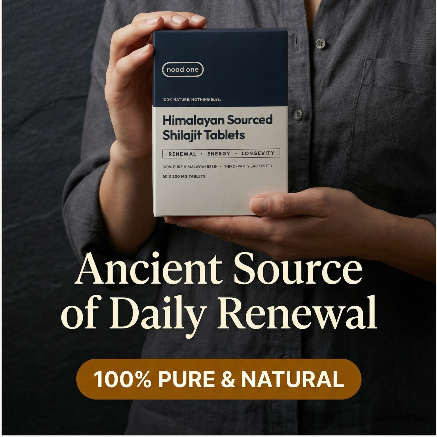 Pure Himalayan Sourced Shilajit Tablets